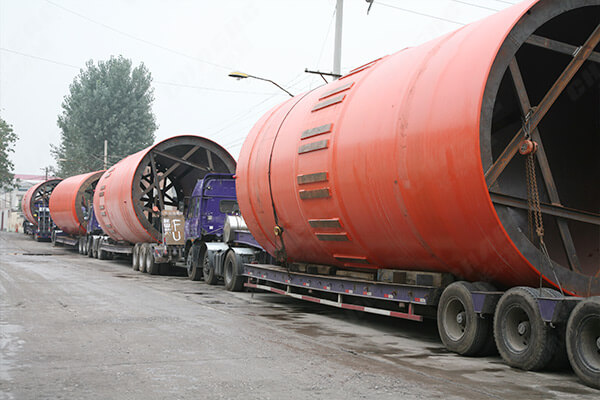 回轉(zhuǎn)窯發(fā)貨運(yùn)輸
